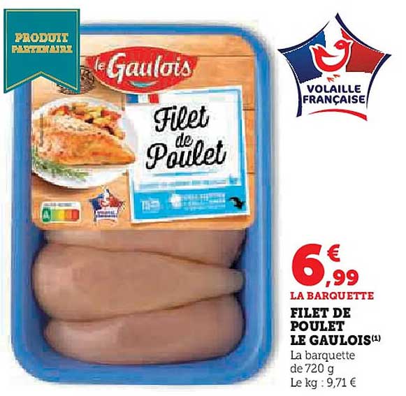 FILET DE POULET LE GAULOIS