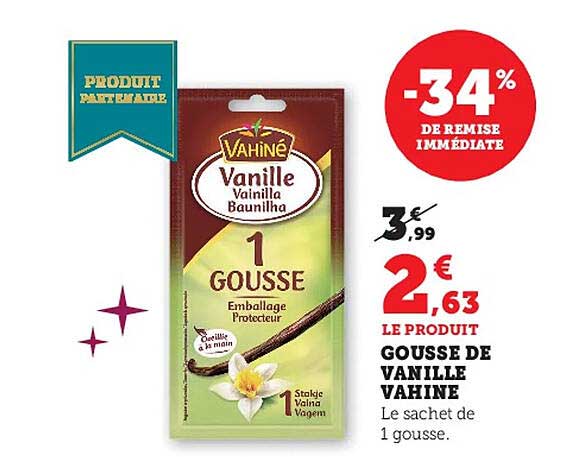 Gousse de vanille Vahiné