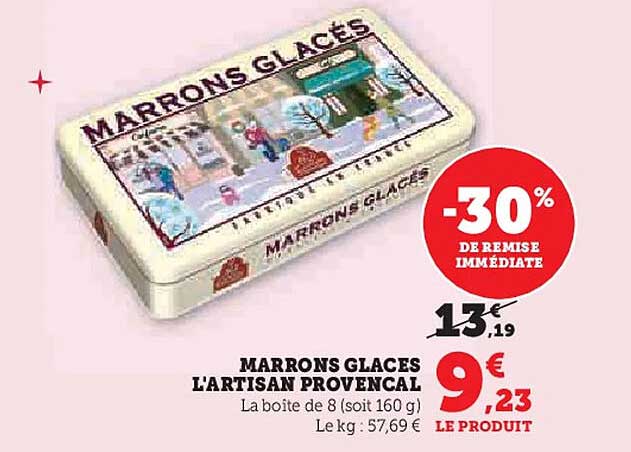 MARRONS GLACÉS L'ARTISAN PROVENCAL