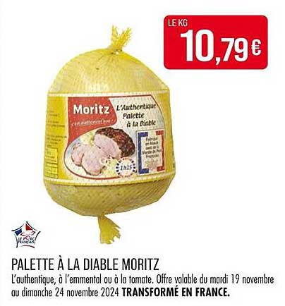 PALETTE À LA DIABLE MORITZ