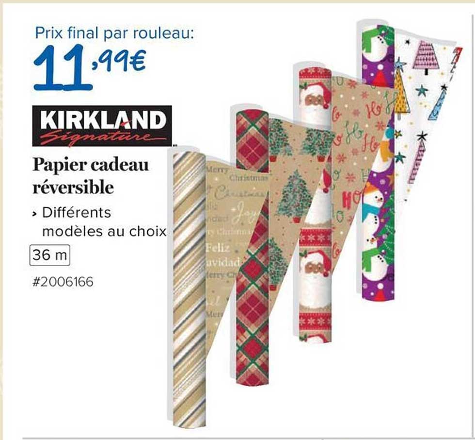 Papier cadeau réversible