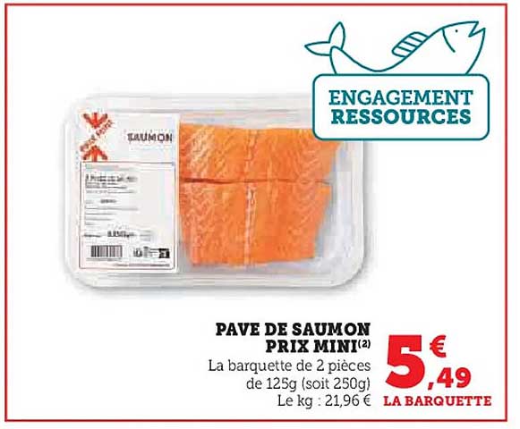 PAVÉ DE SAUMON PRIX MINI