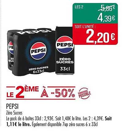 PEPSI Zéro Sucre