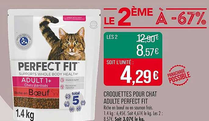 Perfect Fit CROQUETTES POUR CHAT ADULTE