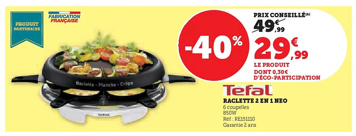 Raclette 2 EN 1 NEO