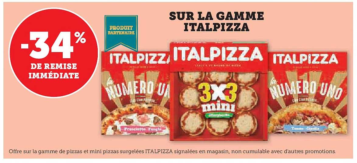 SUR LA GAMME ITALPIZZA