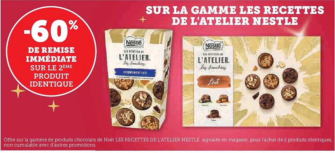 SUR LA GAMME LES RECETTES DE L'ATELIER NESTLÉ