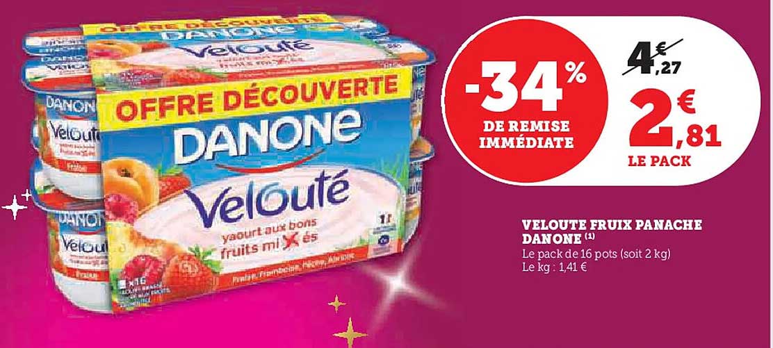 VELOUTÉ FRUITS PANACHE DANONE