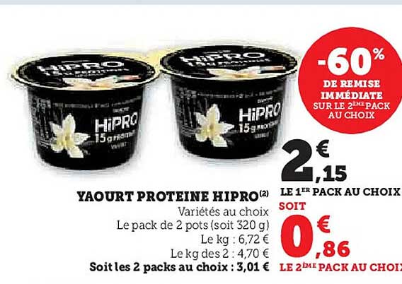 YAOURT PROTEINE HIPRO