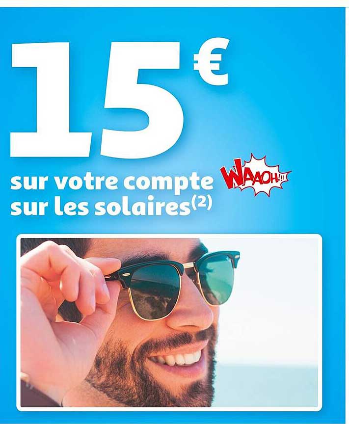 15 € sur votre compte sur les solaires