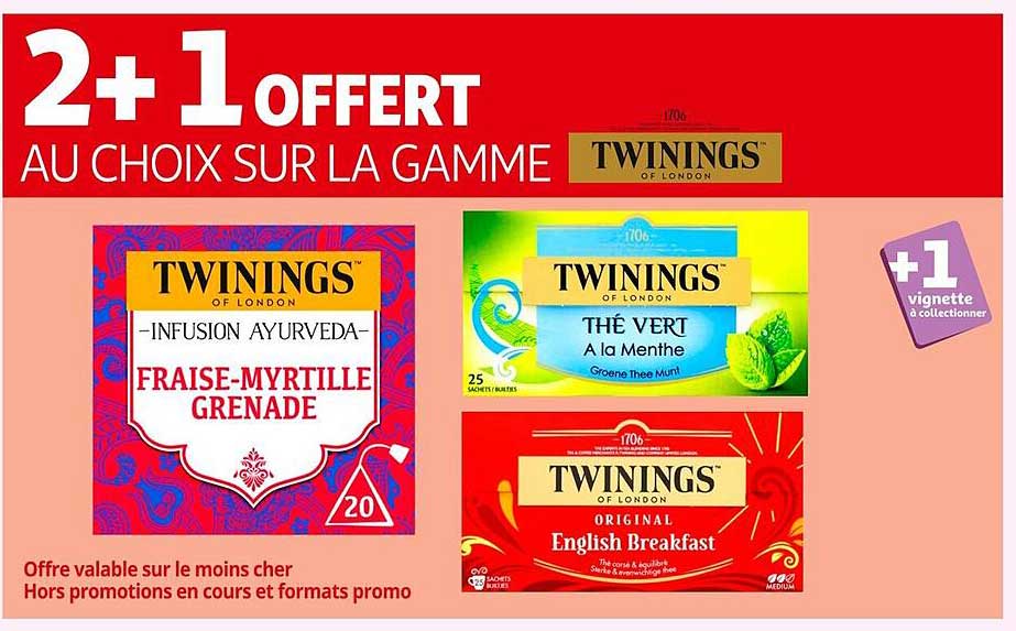 2+1 OFFERT AU CHOIX SUR LA GAMME