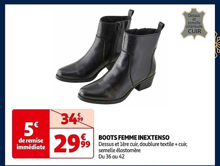 BOOTS FEMME INEXTENSO