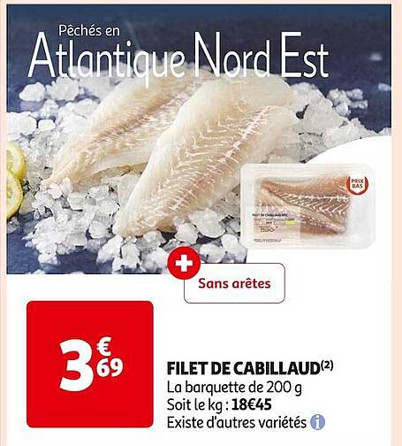 FILET DE CABILLAUD