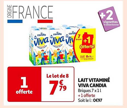 LAIT VITAMINÉ VIVA CANDIA