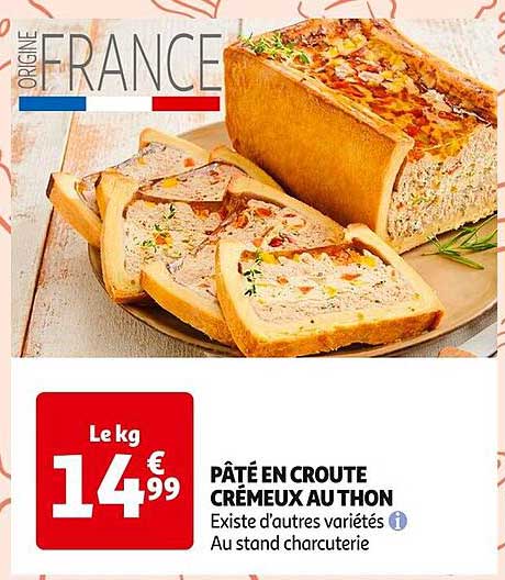 Pâté en croûte crémeux au thon