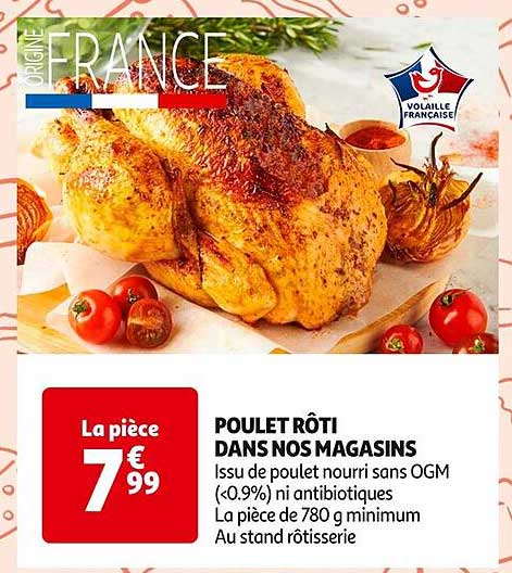 POULET RÔTI DANS NOS MAGASINS