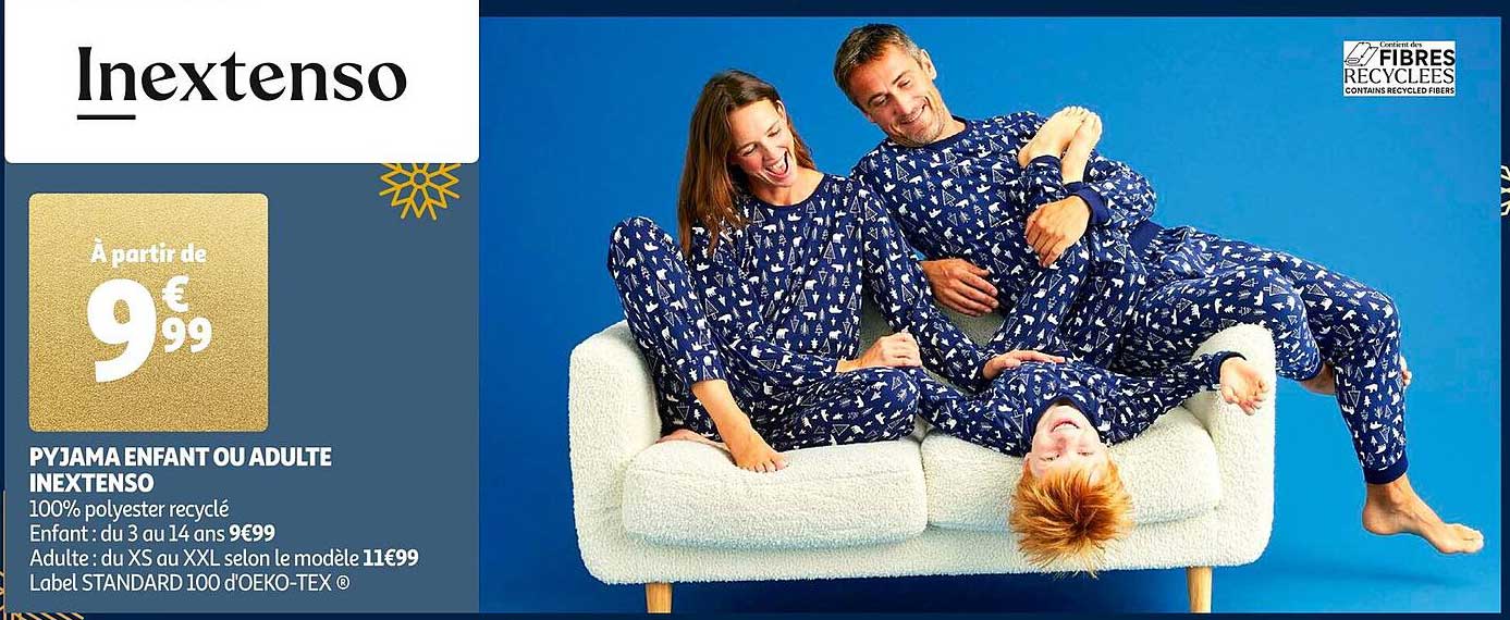 PYJAMA ENFANT OU ADULTE INEXTENSO