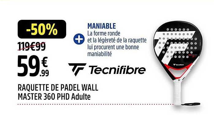 RAQUETTE DE PADEL WALL MASTER 360 PHD Adulte