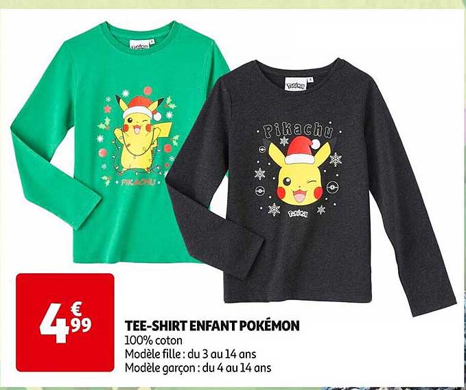 TEE-SHIRT ENFANT POKÉMON