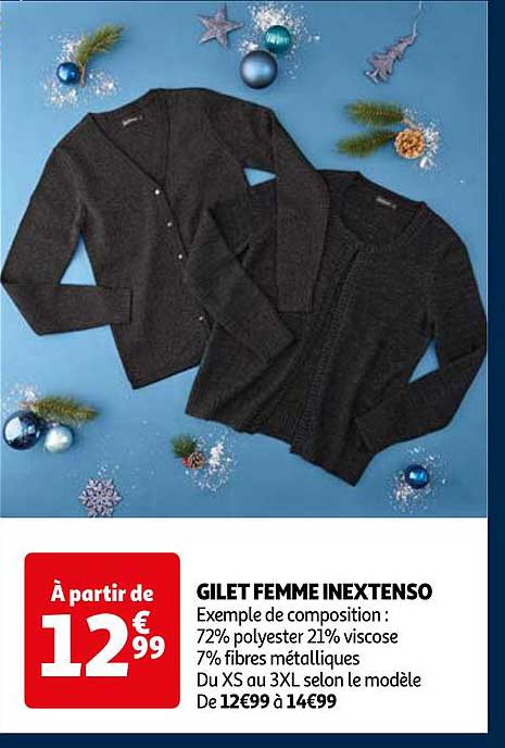 GILET FEMME INEXTENSO