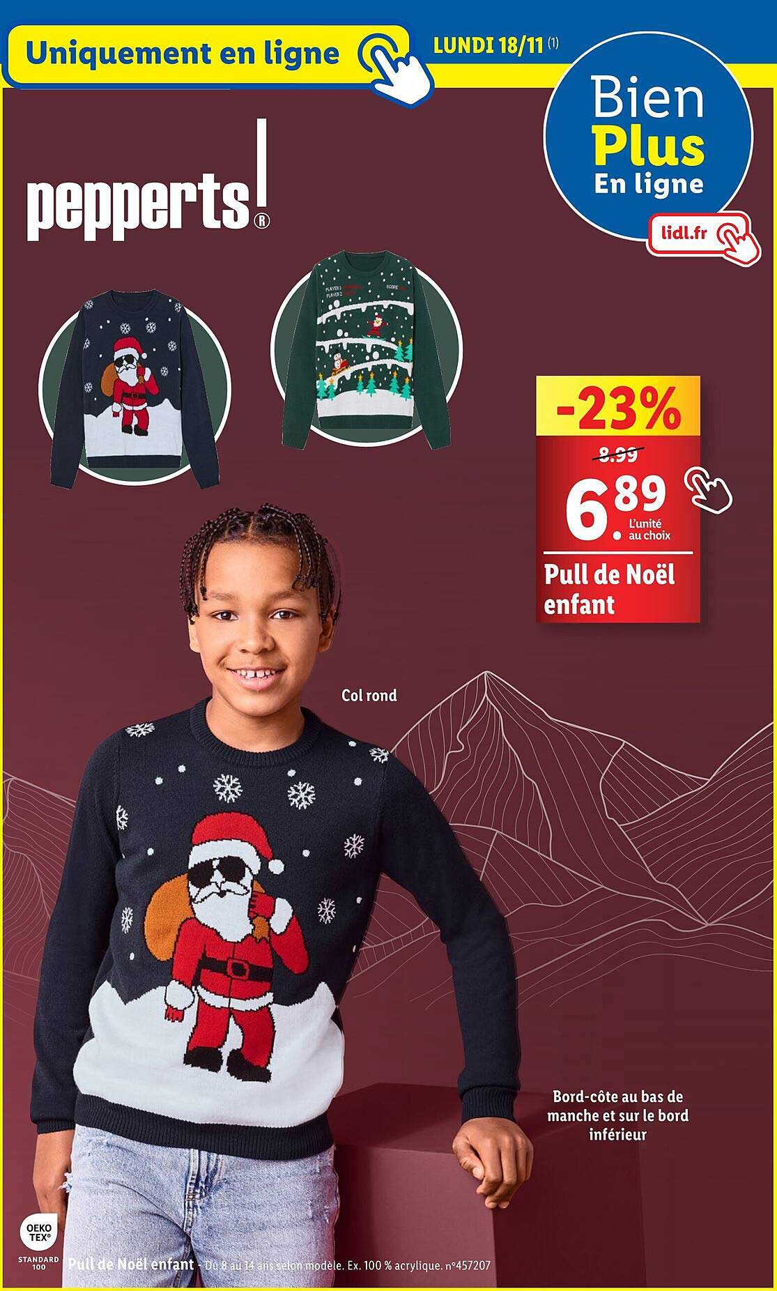 Pull de Noël enfant