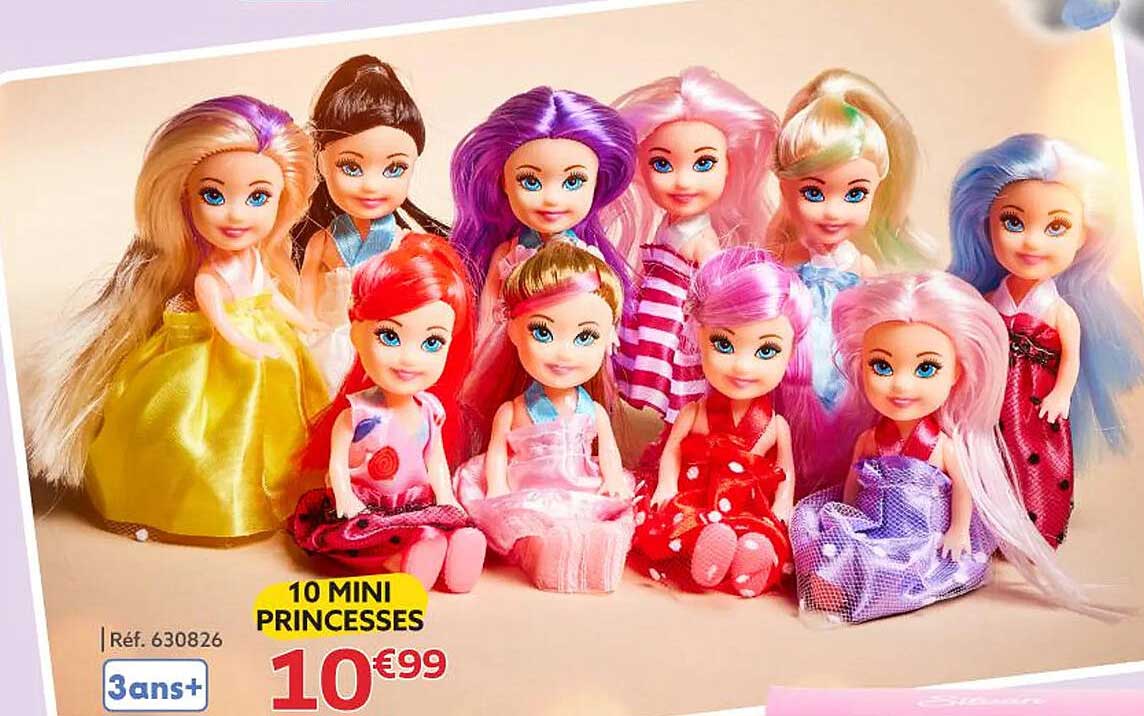 10 MINI PRINCESSES