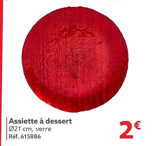 Assiette à dessert