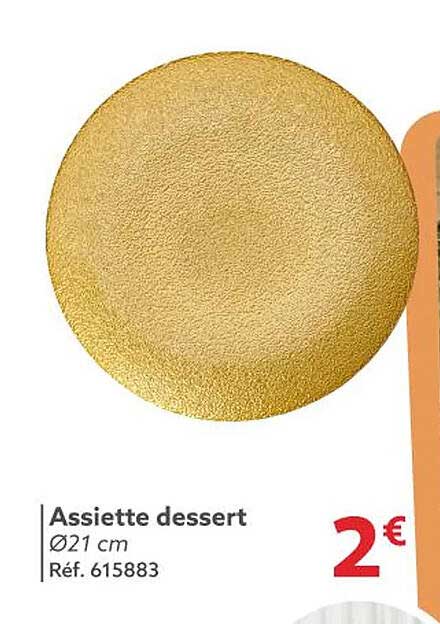 Assiette dessert