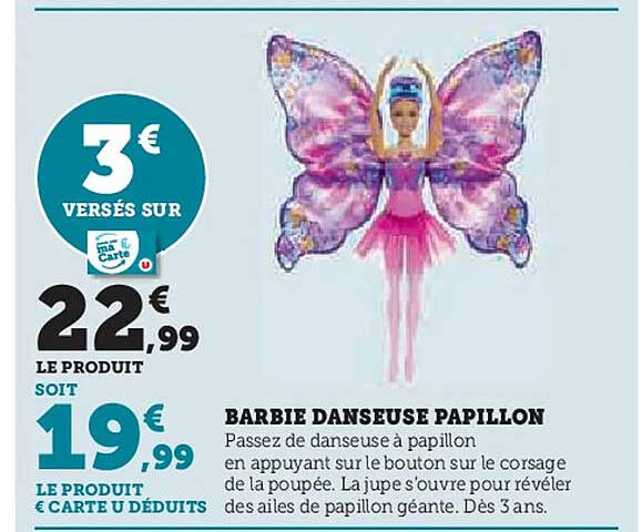 BARBIE DANSEUSE PAPILLON