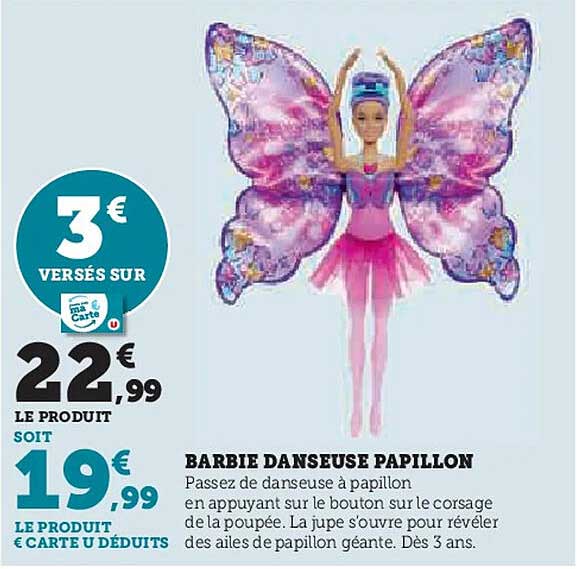 BARBIE DANSEUSE PAPILLON