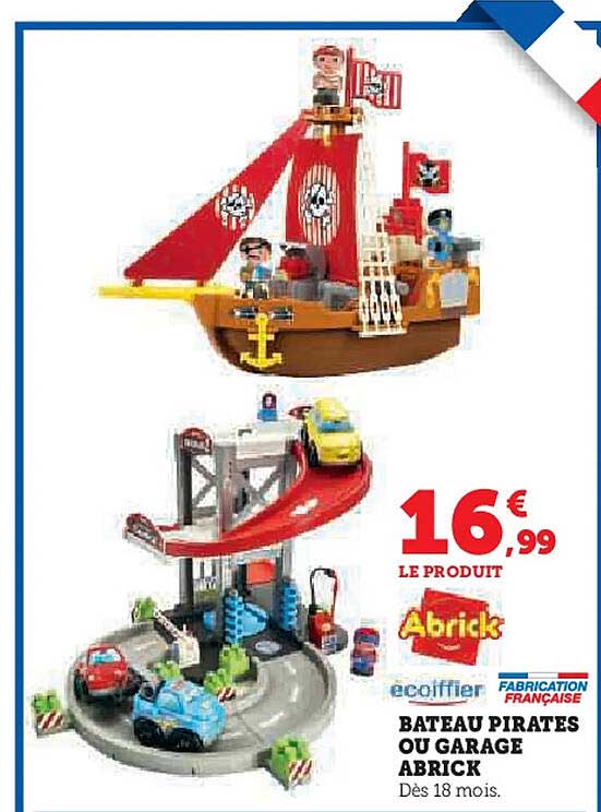 BATEAU PIRATES OU GARAGE ABRICK