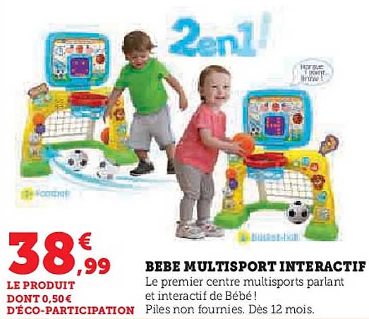 BEBE MULTISPORT INTERACTIF