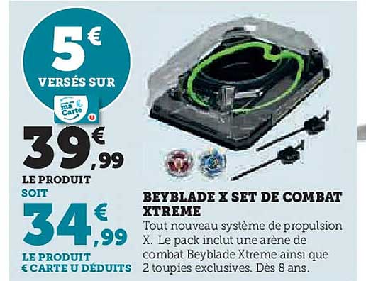 BEYBLADE X SET DE COMBAT XTRME