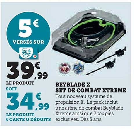 BEYBLADE X SET DE COMBAT XTRME