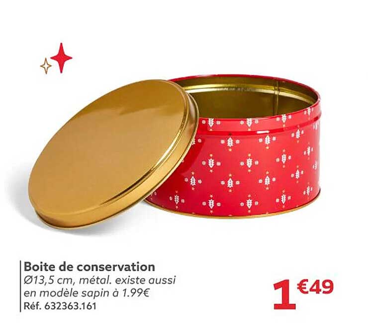 Boîte de conservation