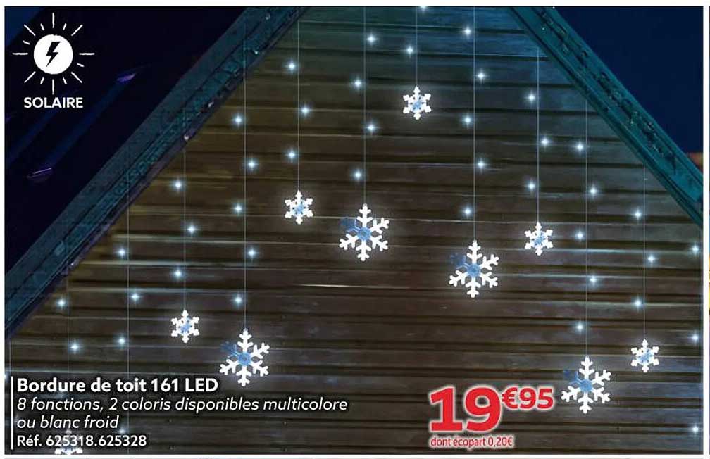 Bordure de toit 161 LED