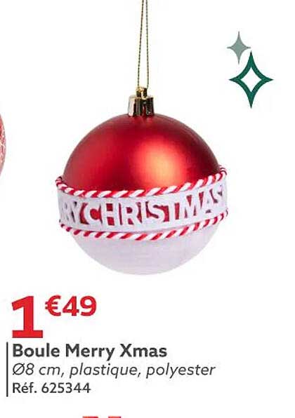 Boule Merry Xmas