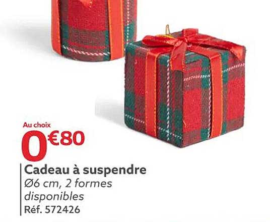 Cadeau à suspendre