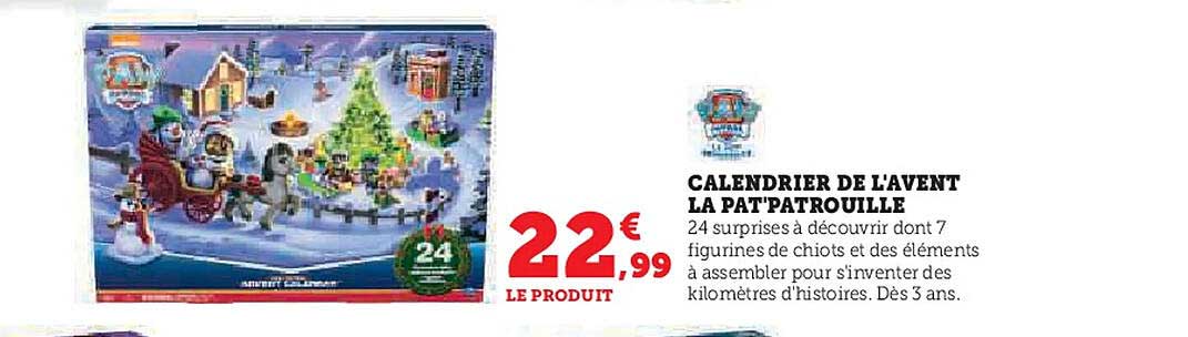 CALENDRIER DE L'AVENT LA PAT'PATROUILLE