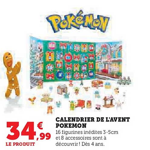 CALENDRIER DE L'AVENT POKEMON