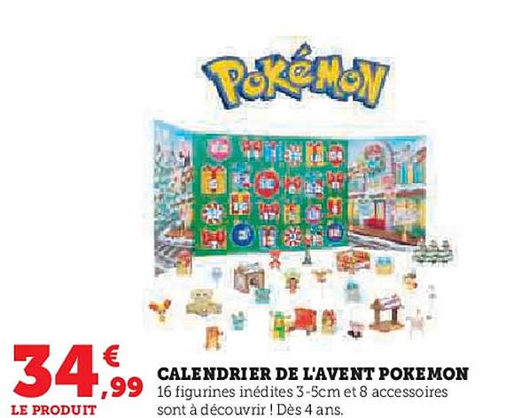 CALENDRIER DE L'AVENT POKEMON