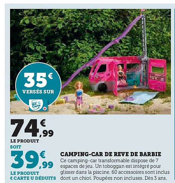 CAMPING-CAR DE REVE DE BARBIE