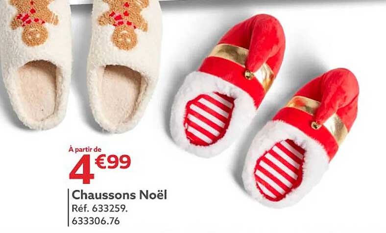 Chaussons Noël