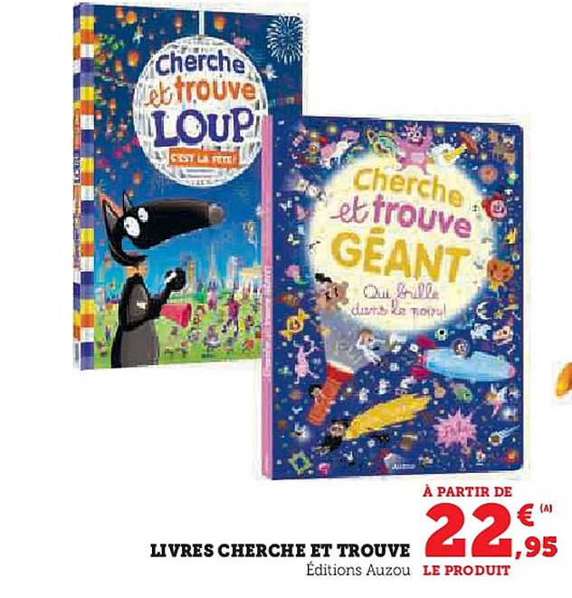 Cherche et trouve Loup  
Cherche et trouve GÉANT  
LIVRES CHERCHE ET TROUVE  