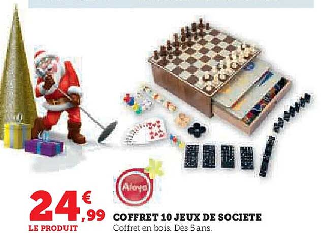 COFFRET 10 JEUX DE SOCIETE