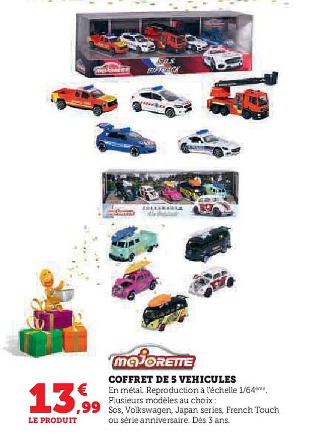 COFFRET DE 5 VEHICULES