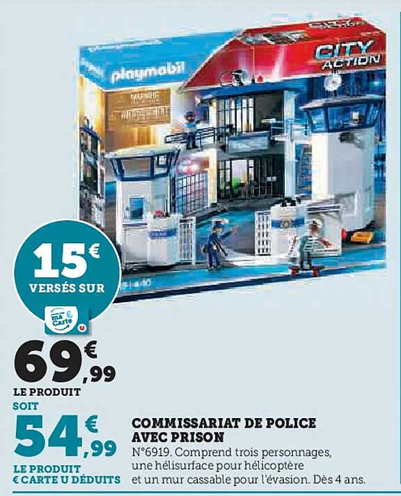 COMMISSARIAT DE POLICE AVEC PRISON