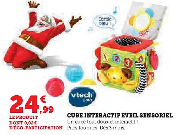 CUBE INTERACTIF EVEIL SENSORIEL