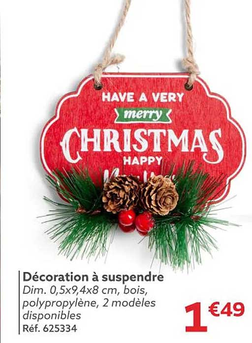 Décoration à suspendre