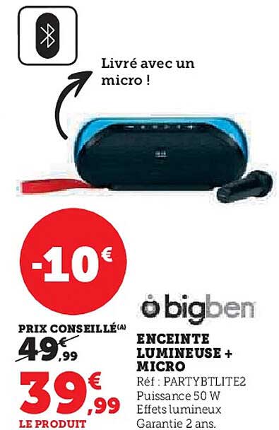 ENCENTE LUMINEUSE + MICRO